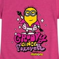 thumbnail image 3 of Despicable Me Minions - Groovy Since Forever - Toddler & Youth Girls Short Sleeve Graphic T-Shirt, 3 of 5