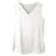 thumbnail image 3 of Camiseta sin mangas de seda helada con cuello en V y tirantes anchos para mujer: holgada, transpirable, prenda básica para el verano, 3 of 3