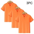 thumbnail image 3 of fatyb 3 Pack Boys Girls Short Sleeve Collared Shirts School Uniform Tops Summer Golf Shirts for Kids, 3 of 4