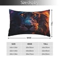 thumbnail image 2 of Balery Forest Cool Lion Funda de Cojín Estampada, Regalos para Mujeres, Regalos de Amor para Ella, Regalos para Novia o Esposa, Funda de Almohada-14"x20", 2 of 6