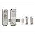 thumbnail image 3 of Lockey 2200-WH-KO Mechanical Keyless Surface  Rim Mount Slide Deadbolt With Key Override - White, 3 of 4