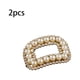 thumbnail image 2 of Qarigey Clip de zapato de perla de imitación de moda con incrustaciones de diamantes de imitación botón plano Clips de tacón alto hebilla de Metal de Accesorios de calzado Cuadrado Qarigey AP011690-02, 2 of 5