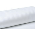 thumbnail image 2 of Fitted Bed - 1 Pack 60x80x16 in. - Queen White Stripe Deep Pocket Bottom Sheet - Soft Cotton Blended Shrinkage & Fade - Ideal for Hotel, Motel & Rental Properties, 2 of 6