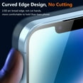thumbnail image 6 of Cnarery 3 Pack Screen Protector for iPhone 14 6.1 inch, Tempered Glass HD Screen, Scratch Resistant Film, Easy Installation, 6 of 7