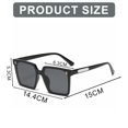 thumbnail image 2 of Gafas de sol de moda, temperamento de tiro callejero, gafas de personalidad modernas, hechas de PC, 2 of 5