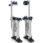 Drywall Stilts 15" - 23" Height Adjustable Lifts Aluminum Tool for Painting Finishing Pruning Branches or Cleaning