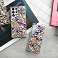 thumbnail image 3 of Compatible with Galaxy S24 Case Cute Bling Glitter 3D Rhinestone Dimaond for Women Girls Crystal Girly Handmade Flower Gem Fashion Luxury Shiny Sparkle Perfume Bottle Phone Case, 3 of 10