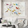 thumbnail image 1 of Designart - Oiseau Multicolore sur Arbre - Art Moderne de Ferme sur Toile, 1 of 2