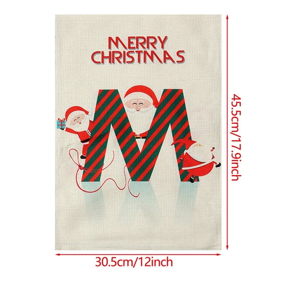 tumgatte Christmas Garden Flag Vertical Double Sided Merry Christmas Yard Outdoor Decor Up to 45% off