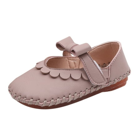 

Wesracia Toddler Shoes Toddler Infant Kids Baby Girls Bowknot Single Princess Shoes Sandals Boots