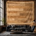 thumbnail image 6 of Composed Horizontally Arranged with Wooden Planks Vary Length, Mystical Fantasy for Space Lovers, Galaxy Room Decor, Housewarming Gift, Tapestry Wall Hanging for Bedroom and Dorm, 6 of 7
