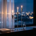 thumbnail image 4 of Qholemyo Set Of 3 Sleek Gold European Candleholder Tabletop Ornament Home Decor For Wedding Candlelit Dinner, 4 of 6