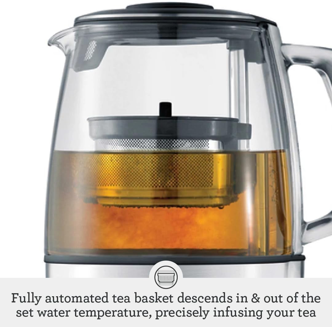 Breville Brushed Stainless Steel Customizeble Settings Tea Maker