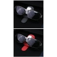 thumbnail image 5 of Tepsmf 2 Pack Leather Car Visor Sunglass Holder, Magnetic Leather Glasses Eyeglass Hanger Clip for Car, Sunglass Clip Glasses Holder for Car Visor, 5 of 5