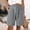 Grey, variant on GZWYHT Running Shorts Shorts for Women Linen Shorts For Women Summer High Waisted Button Fly Shorts Baggy Business Casual Work Shorts Lounge Pants Women High Waisted Shorts White XXL