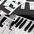 thumbnail image 2 of Etiquetas para teclado de piano, 88 teclas, para principiantes, con clip, 2 of 6