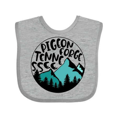 

Inktastic Pigeon Forge Tennessee- Mountains Gift Baby Boy or Baby Girl Bib