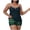 Green ④, variant on qucoqpe Plus Size Tankini Swimsuits for Women Fashion Floral Printed Two Piece Modest Bathing Suits Beach Holiday Swimwear with Boyshorts