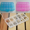 thumbnail image 4 of Plastic 10 Slots Adjustable Jewelry Storage Box Pill Beads Holder Case Organizer, 4 of 7