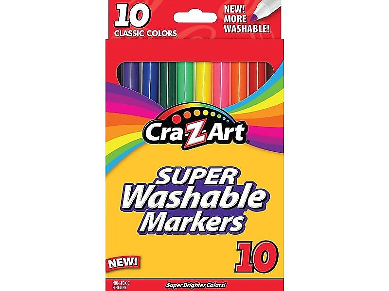 CraZArt Classic Super Washable Markers, Fine 1016148