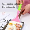 thumbnail image 3 of Espátula de silicona, espátula para tortilla antiadherente resistente al calor duradera, volteador Tamagoyaki ancho y suave para huevos, crepes, brownies, pescado, panqueques, pizza, 3 of 8