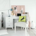 thumbnail image 4 of Animal Art Checkboard Design Fabric Decorative Pillow, 4 of 4