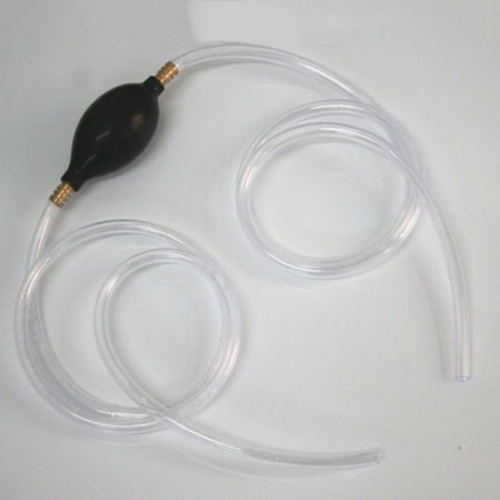 Caro Siphon Cover Siphon Hose Liquid Transfer Manual Silicone Sucker Pump Car Portable Manual Hand Siphon Pump Hose Water Gas Oil Liquid Syphon Pump ()