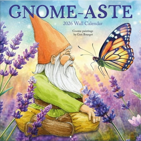 Turner Licensing, Gnome-Aste 2026 Wall Calendar, 12'' X 12'', 12-Month Calendar with Stapled Binding