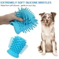 thumbnail image 3 of Plush Dog Paw Cleaner Cup Pet Foot Washer Dog Cleaning Brush Claws Massage Grooming, 3 of 8