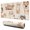 Shiba Inu, variant on Long Mouse Pads for Desk,Shih Tzu Dogs and Pioneer Flower Desk Mats on Top Of Desks, Desk Mouse Pad Extra Large with 3mm Non-Slip Base and Stitched Edge for Gaming,Office,Work,Home 31.5"x11.8"