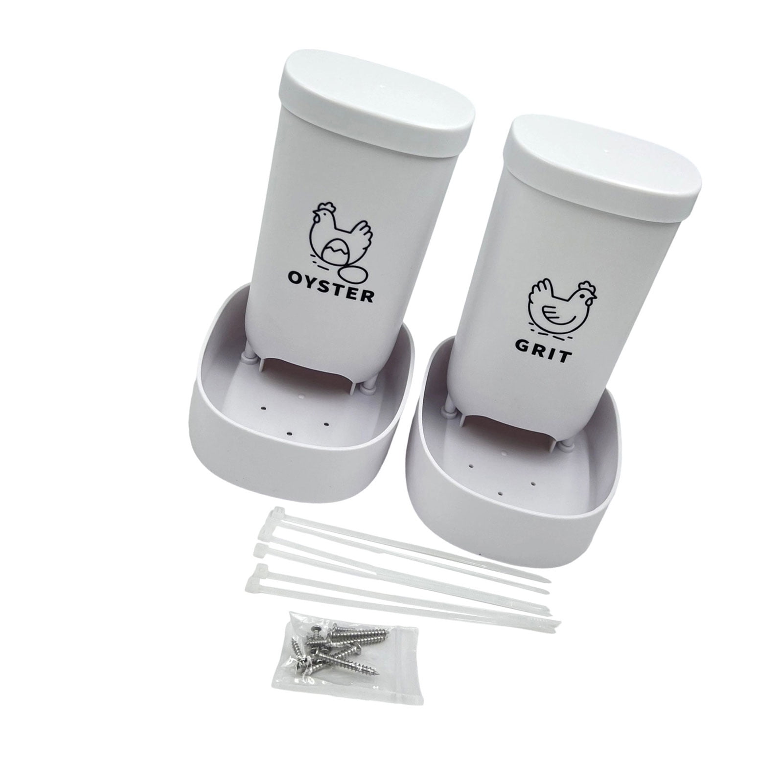Poultry Feeder For Multiple Birds Ducks Geese Chickens Plastic Easy To Clean Design Outdoor Feeding Accessory