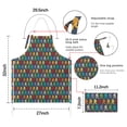 thumbnail image 7 of Multicolor Bigfoot Pattern Apron-Garden Aprons for Women with Pockets-Cotton Linen Waterproof Kitchen Cooking Gardening Aprons Adjustable for Kitchen,Cooking,BBQ and Salon 33x27 Inch, 7 of 7
