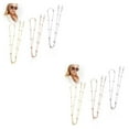 thumbnail image 3 of ZLight 3pieces Universal Eyeglass Chain Adjustable Exquisite For Women And Men Wide Usage Metal 2Set, 3 of 6