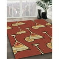 thumbnail image 3 of Ahgly Company Machine Washable Indoor Rectangle Transitional Orange Area Rugs, 2' x 3', 3 of 7