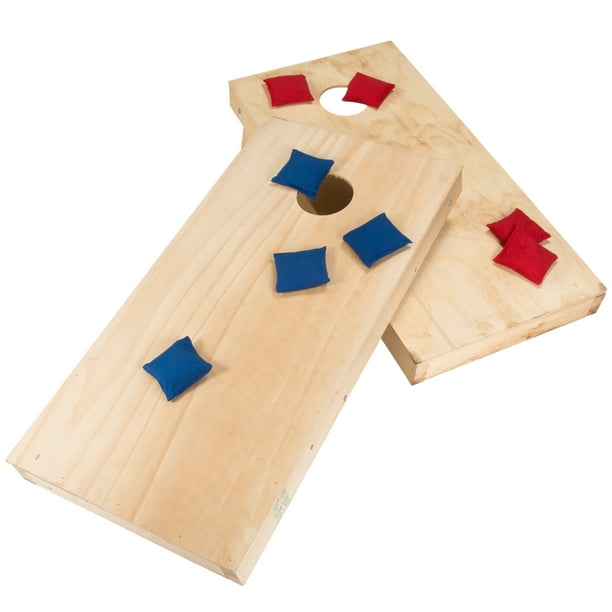 DoItYourself Regulation Size Cornhole Game Boards and Bags, Bean Bag