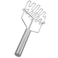 thumbnail image 6 of Kitchen Gadget Handheld Potato Presser Masher for Wavy Chips Silver, 6 of 8