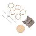 thumbnail image 1 of Pequeño Telar De Reparación De Pino, Pequeño Telar De Madera De Pino Ligero Portátil No Tóxico Fácil Operación Para Ropa, 1 of 7