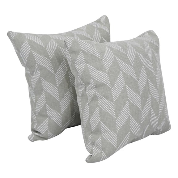 17-inch Jacquard Throw Pillows with Inserts (Set of 2) 9910-S2-ID-096