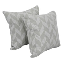 17-inch Jacquard Throw Pillows with Inserts (Set of 2) 9910-S2-ID-096