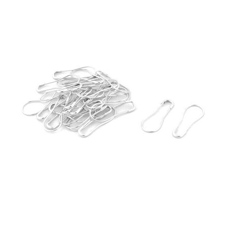 - Metal Blanket Skirt Garment Sewing Quilting Brooch Pin Silver Tone 30pcs