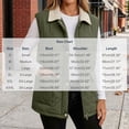 thumbnail image 4 of Byworldtasic Women's Plus Size Puffer Vest Sleeveless Zip Up Outerwear Quilted Puffy Winter Vest Jacket with Pockets, 4 of 9
