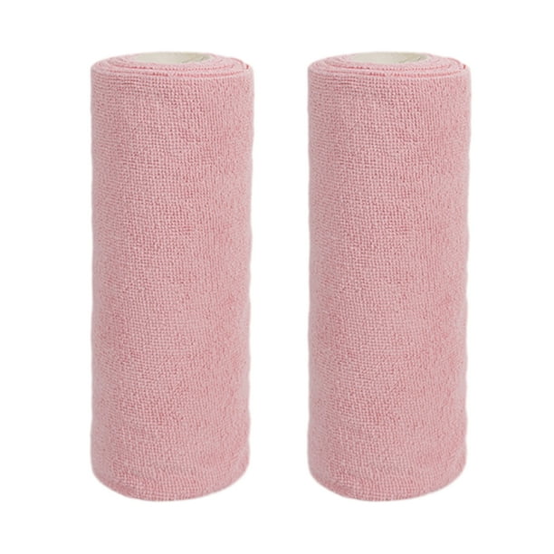 Rollo de paño de limpieza de microfibra, paquete de 40, toallas desgarrables, trapos reutilizables y lavables, toallas de limpieza de cocina