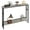 Gray, variant on Luku Narrow Console Table 2-Tier Sofa Table Entryway Slim Table with Metal Frame for Hallway Foyer Grey
