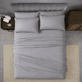 thumbnail image 3 of Swift Home Luxury 6-Piece Sheet Set with Extra Pillow Case, King, Alloy, 3 of 7
