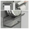 thumbnail image 6 of HEMOTON  Bathroom Roll Paper Holder Washroom Tissue Roll Holder Toilet Paper Roll Holder Rack with Shelf, 6 of 8