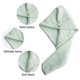thumbnail image 3 of Laklulu [Pack de 3 Piezas] - Toalla de Microfibra Suave para Cabellos Mojados - Turbante de Secado Rápido para Mujer, 3 of 5