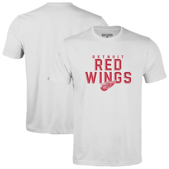Men's Levelwear White Detroit Red Wings Richmond Carve T-Shirt