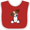 thumbnail image 3 of Inktastic Pocket Brittany Spaniel Boys or Girls Baby Bib, 3 of 4