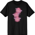 thumbnail image 3 of Spray Paint Butterfly Adult Black Crew Neck Short Sleeve Tee-Medium, 3 of 4