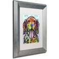 thumbnail image 2 of Trademark Fine Art 'Dog Is Love' Canvas Art by Dean Russo, White Matte, Silver Frame, 2 of 4